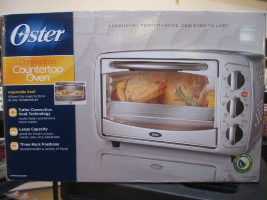 Used Oster Convection oven with box Will Not Be Shipped con 75