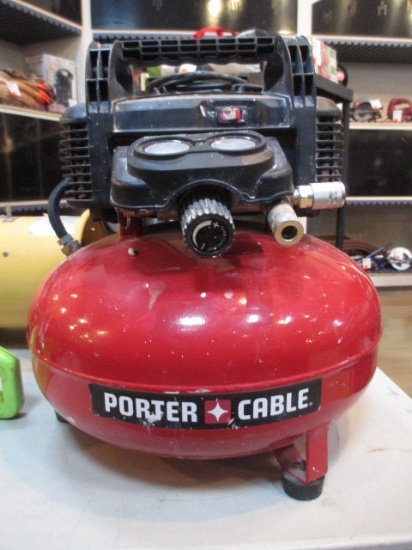 dPorter Cable 6 gallon 150 psi Pancake Compressor works Will Not Be Shipped con 75