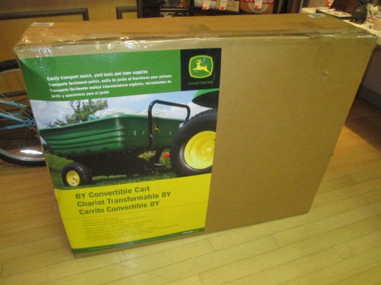 New 8 Yard John Deere Convertible Cart in box Will Not Ship con181