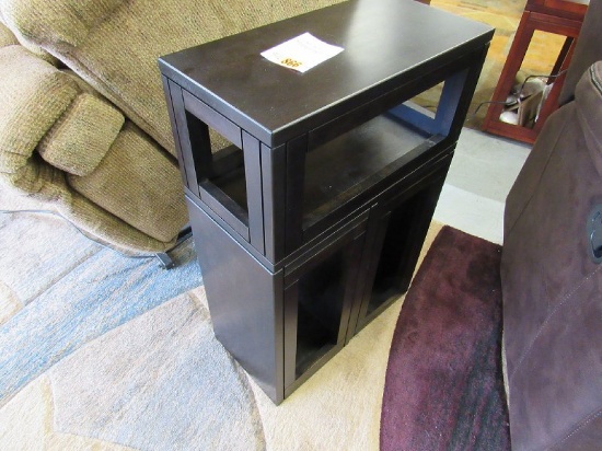 3 pc Cube Table 18x9x27 inch con 372