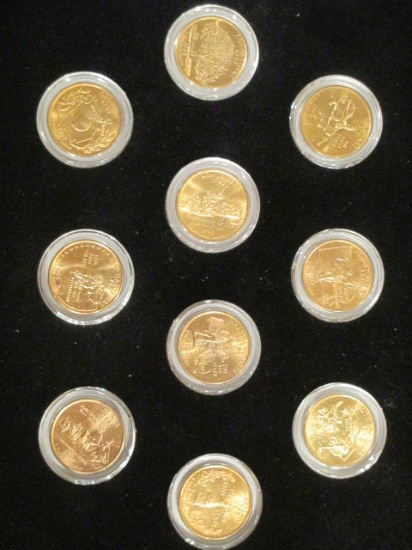 1999-2000 Gold Plated State Quarter Sets con 346