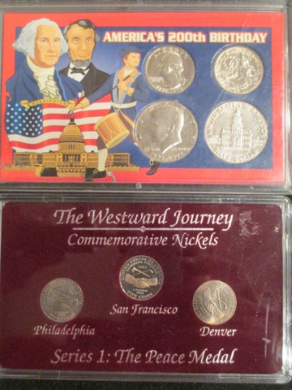 2 Coin sets Westward Journey and 200th Birthday set con 346