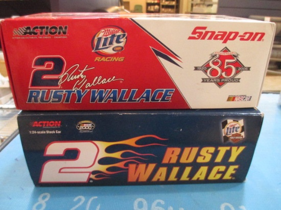 Two 1/24th Scale NASCAR Die Cast con 583