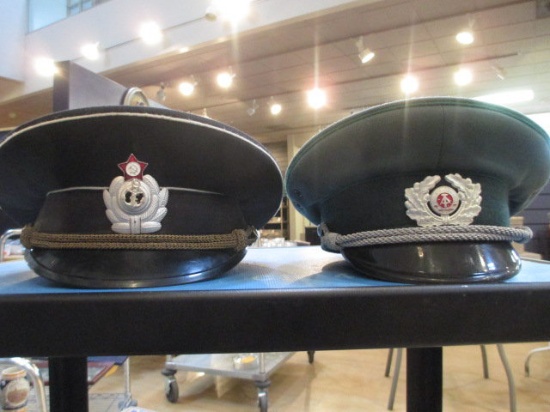 Two Military Hats Russian and German con 583