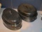 Two Enamel Roasting pans w/lids Will Not Be Shipped con 324