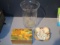 Large Glass Vase, Angel Box, Sea Shell Bowl Will Not Be Shipped con 757