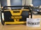 Dewalt DW911 Worksite Radio/ charger working Will Not Be Shipped con 181