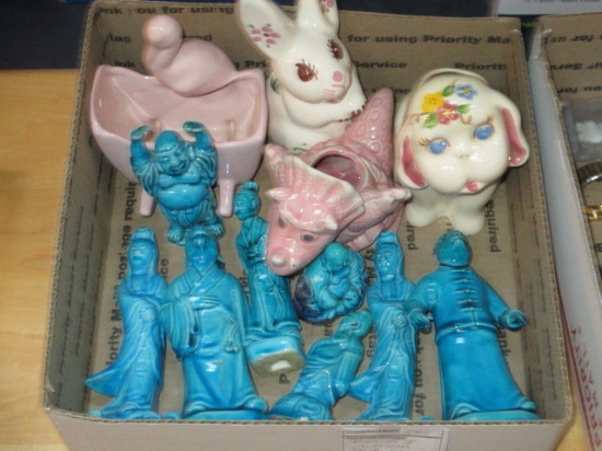 Lot of 8 Deitz Figurines Will Not Be Shipped con 585