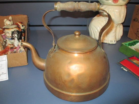 Vintage Copper Tea Pot con 757