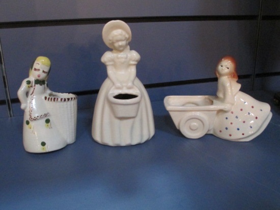 3 Vintage Pottery Pcs Will Not Be Shipped con 585