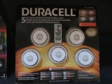 Set of 5 Duracell Puck Lights with Directional Base con 576