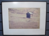 Framed Artwork 28x22 Bruce Allan the Littlest House on the Prairie ltd ed 1/100 con 310