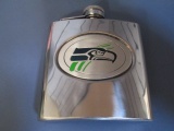 Seattle Seahawks Stainless Flask con 32