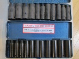 2 Sets of 1/2 inch drive deep well sockets SAE and Metric con 181