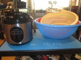 Aroma Digital Rice Cooker Stainless and Plastic Bowls and Strainer Will Not Be Shipped con 12