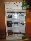 New 3 pack Rimless Classic designer glasses con 576
