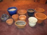 Lot of 11 Flower pots Will Not Be Shipped con 317