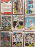 Over 200 1980's Mariners Baseball Cards con 595