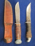 Two Fixed Blade Knifes, Westcut and Pal RH con 317
