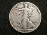 1935 Walking Liberty Half Dollar con 200