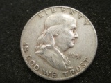 1951-S Franklin Half dollar con 200