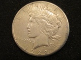 1922-S Peace Dollar con 200