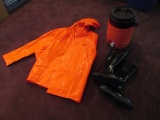 Rain Boots and Coat and Igloo water Jug  con 454