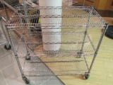 3 tier Stainless Shelf on Wheels Will Not Be shipped con 1