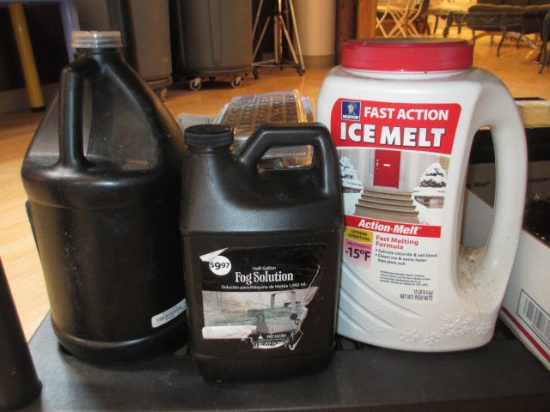 Jug of Ice Melt and 2 Jugs of Fog Machine Juice Will Not Be Shipped con 454