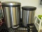 2 Metal Garbage Cans  Will Not Be Shipped con 12