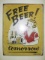 Tin Beer Sign con 454