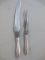 Sterling Carving Knife and Fork con 394