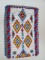 Native American Leather Beaded Wallet con 12