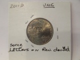 2011-D UNC US Error Nickel con 583