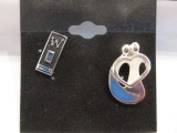 Pair of Silver charms con 583