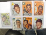 7 Vintage Baseball Cards con 346