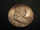 1953-D Franklin Half Dollar con 200