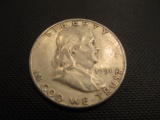 1951-S Franklin Half dollar con 200