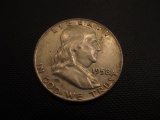 1958-D Franklin Half Dollar con 200