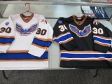 Pair of XL Hockey Jerseys con 414