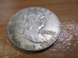 1958-D Franklin Half Dollar - con 200