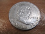 1954-S Franklin half Dollar - con 200