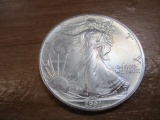 1991 1oz Fine Silver Eagle - con 200