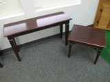 Wood Sofa Table and End-Table Set -> Will not be Shipped! <- con 310