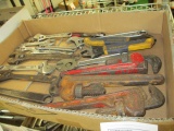 Assorted Pipe and Crescent Wrenches - con 595