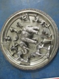 Pewter Figurines and Tray con 317