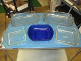 3 Pyrex and 2 Anchor Hocking Cooking Dishes No Shipping con 317