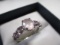 Sterling Silver Ring with Rose Quartz - Size 7.25 - con 583