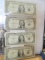 4 Blue Seal US Dollars from 1935 & 1987 - con 346