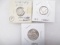 1964-D Washington Quarter, 1941 and 42 Mecury Dime - con 596